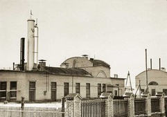 Саратовская компрессорная станция №1 газопровода Саратов — Москва. Ноябрь 1946 г.