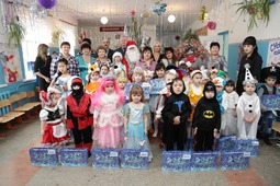 Поздравление с Новым годом детей Детского сада с. Пионерское Советского района Саратовской области