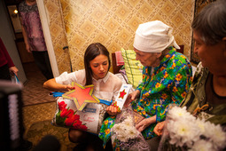 Самая пожилая мама Советского района принимала поздравления дома