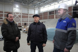 Валерий Радаев похвалил организацию строительных работ на объекте