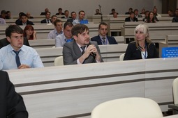 Участники VIII Конференции молодых специалистов, ученых и студентов ООО «Газпром трансгаз Саратов»
