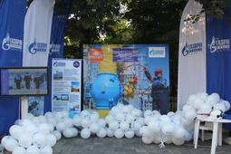 Тематическая экспозиция ООО «Газпром трансгаз Саратов» украсила одну из центральных улиц города