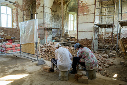 Каждые выходные — работы по восстановлению храма