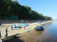 Очистка береговой зоны реки Волги в Марксовском районе Саратовской области