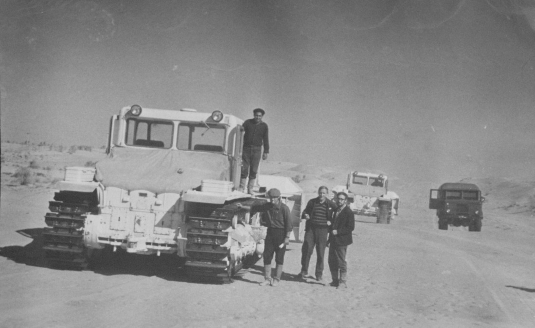 На строительстве газопровода "Средняя Азия — Центр II".1967 г.