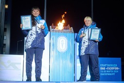 На торжественной церемонии награждения